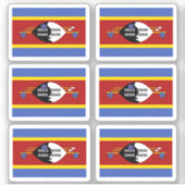 Drapeau d'Eswatini - une collection Sticker (Devant)