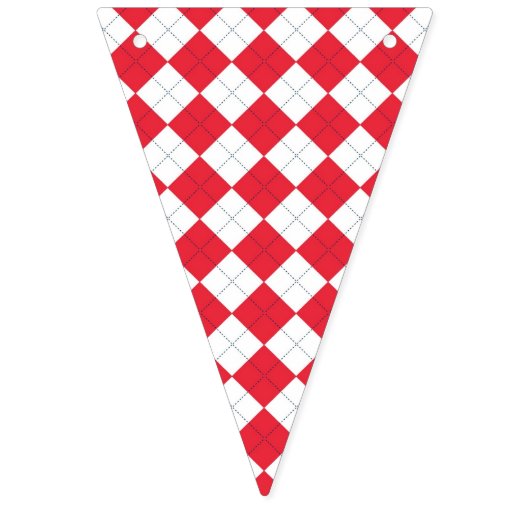 Drapeau d'étamine de rouge bleu de partie de (Deuxième drapeau)