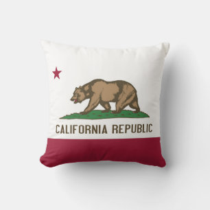 Drapeau d'État de Californie Coussin MoJo américai