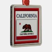 Drapeau d'État de Californie - Ornement de Noël (Droite)