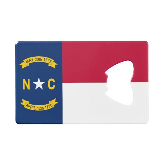 Drapeau d'état de la Caroline du Nord (Devant (Horizontal))