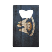 Drapeau d'état de la Louisiane sur le vieux grain (Devant)