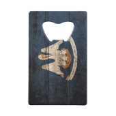 Drapeau d'état de la Louisiane sur le vieux grain (Dos)