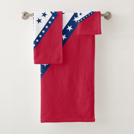 Drapeau d'État de l'Arkansas (En situation)