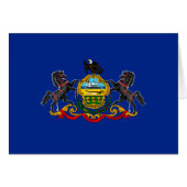 Drapeau d'État de Pennsylvanie (Devant horizontal)