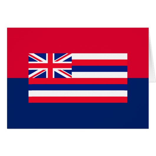 Drapeau d'État d'Hawaii (Devant horizontal)