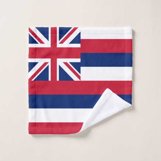 Drapeau d'État d'Hawaii (Gant de toilette)