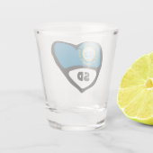 Drapeau D'État Du Dakota Du Sud Dans Le Verre De T (Dos)