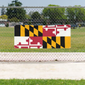 Drapeau d'État du Maryland Bannière de décoration (En situation)