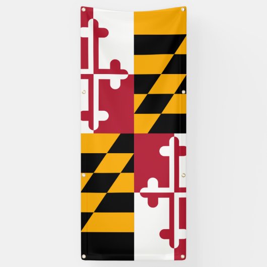 Drapeau d'État du Maryland Bannière de décoration (Vertical)
