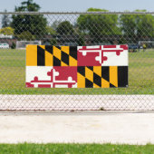 Drapeau d'État du Maryland Bannière de décoration (En situation)