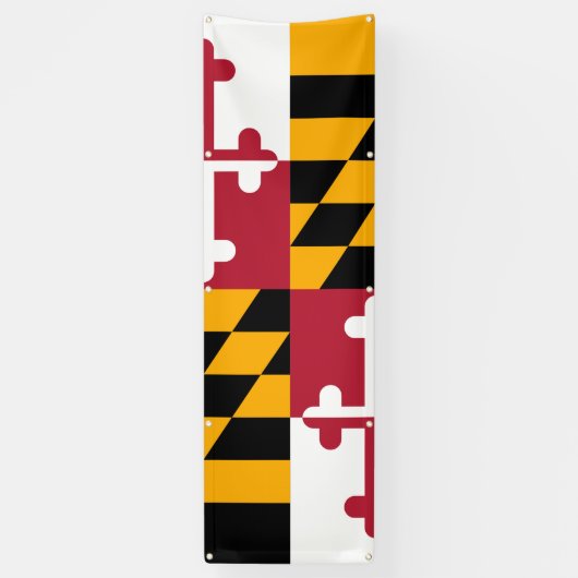 Drapeau d'État du Maryland Bannière de décoration  (Vertical)