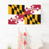 Drapeau d'État du Maryland Bannière de décoration  (En situation)