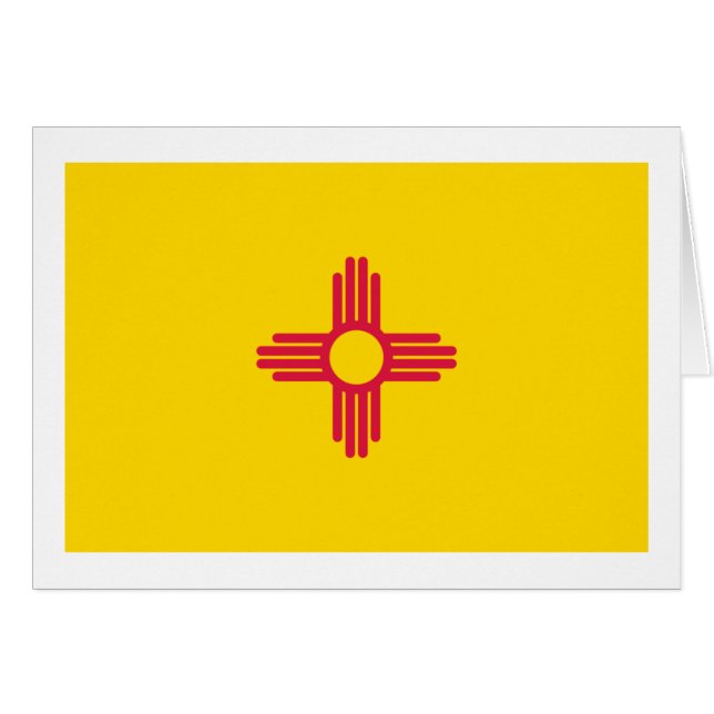 Drapeau d'état du Nouveau Mexique (Devant horizontal)