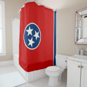 Drapeau d'Etat du Tennessee Douche rideau (En situation)