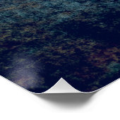 Drapeau d'état du Texas, affiche d'art de style ré (Coin)