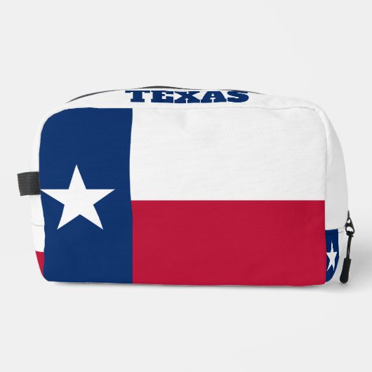 Drapeau d'état du Texas sac de voyage de toilette  (Recto)