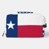Drapeau d'état du Texas sac de voyage de toilette  (Verso)