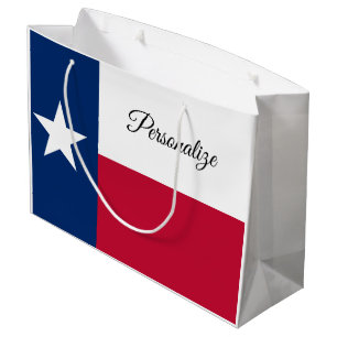 Drapeau d'état du Texas sacs cadeaux personnalisés