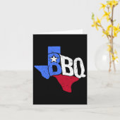 Drapeau D'État Et Carte Du Bbq Texas (Fleur jaune)