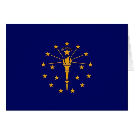 Drapeau d'état Indiana (Devant horizontal)