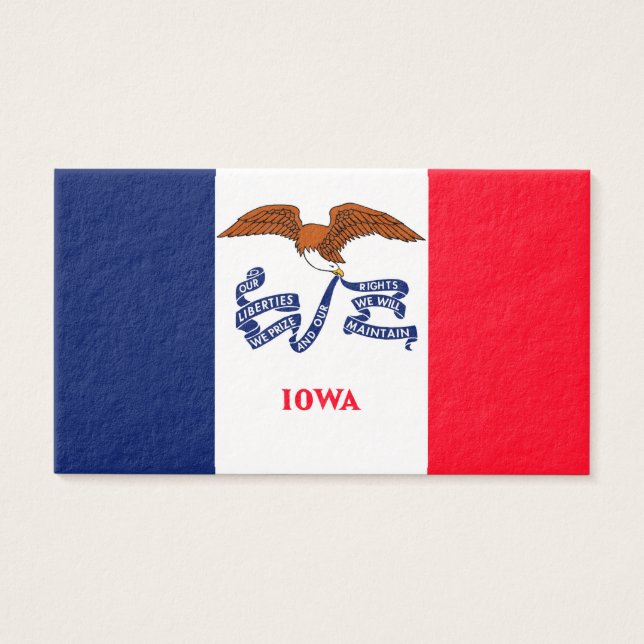 Drapeau d'État Iowa (Devant)
