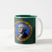 Drapeau d'État Washington Mug (Devant droit)