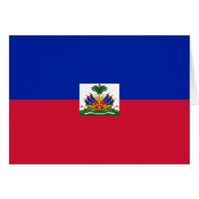 Drapeau d'Haïti (Devant horizontal)