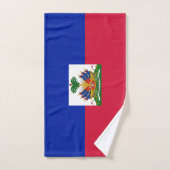 Drapeau d'Haïti (Serviette à main)