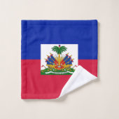 Drapeau d'Haïti (Gant de toilette)