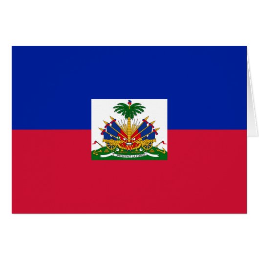 Drapeau d'Haïti (Devant horizontal)