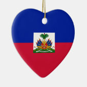 Drapeau d'Haïti - vlag van Haïti Keramisch Ornament (Rechts)