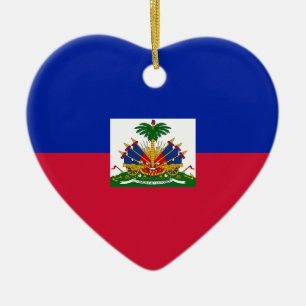 Drapeau d'Haïti - vlag van Haïti Keramisch Ornament