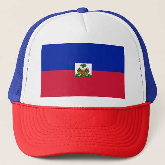 Drapeau d'Haïti - vlag van Haïti Trucker Pet (Voorkant)