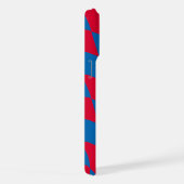 Drapeau diamant Bavière bleu et rouge Motif (Côté droit)