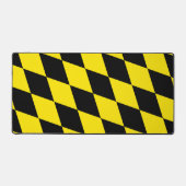 Drapeau diamant de Bavière noire et jaune Motif (Recto)