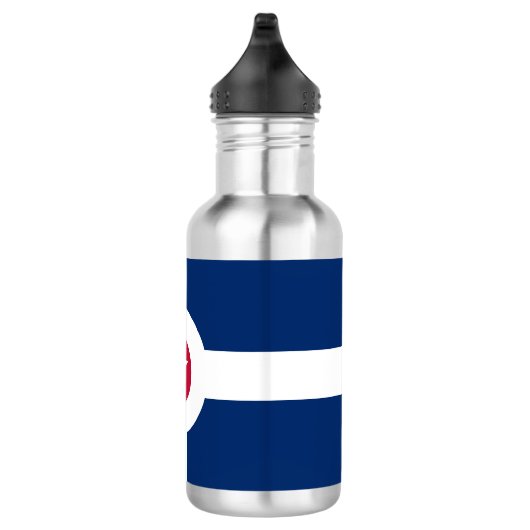 Drapeau d'Indianapolis, bouteille d'eau d'Indiana (Droite)