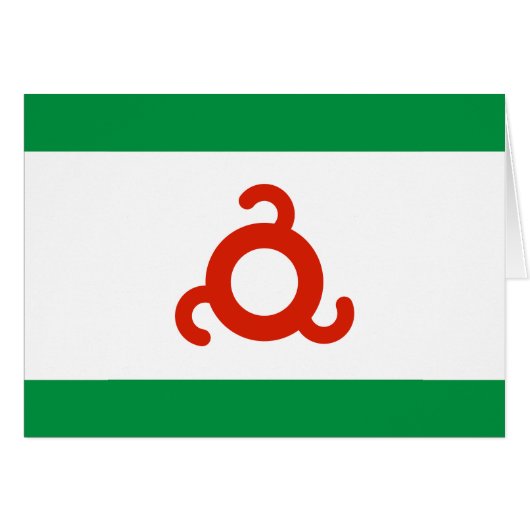 Drapeau d'Ingushetia (Devant horizontal)