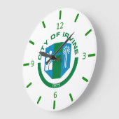Drapeau d'Irvine (Californie) Grande Horloge (Angle)