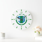 Drapeau d'Irvine (Californie) Grande Horloge (Maison)