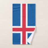 Drapeau d'Islande (Serviette à main)