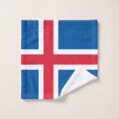 Drapeau d'Islande (Gant de toilette)