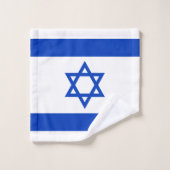 Drapeau d'Israël (Gant de toilette)