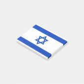 Drapeau d'Israël Post-it® Notes (Incliné)