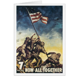 Drapeau d'Iwo Jima soulevant le cru de graphique