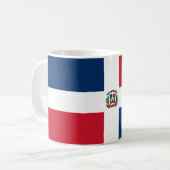 Drapeau dominicain Mug (Devant gauche)