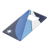 Drapeau d'ouverture de bouteille en acier inoxydab (Devant Angle)