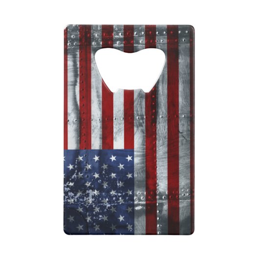 Drapeau d'ouvreur de bouteille de carte de crédit (Dos)