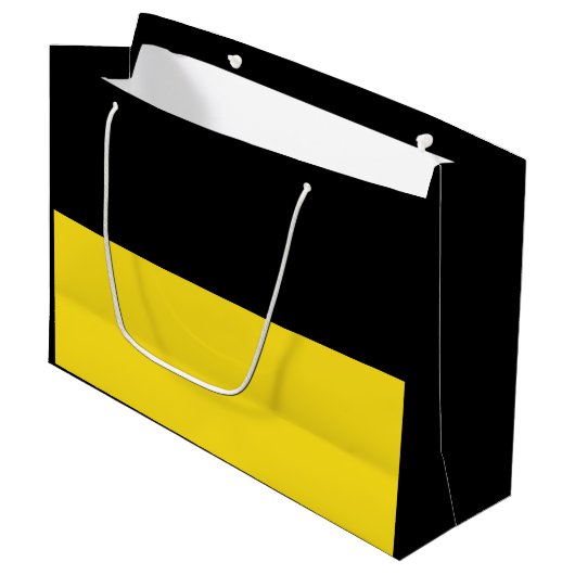 Drapeau du Bade-Wurtemberg grand sac cadeau (Devant Angle)