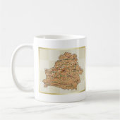 Drapeau du Belarus + Tasse de carte (Gauche)